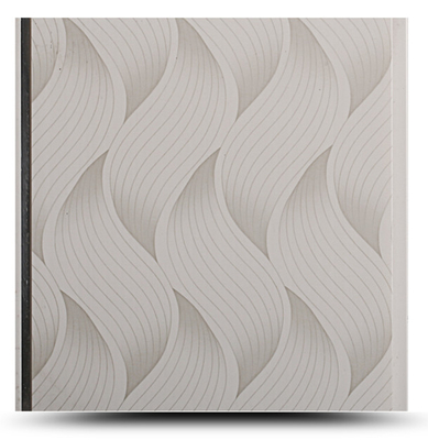 Populaire kleurenontwerpen PVC-paneel voor plafond en wand Golfgedrukte PVC badkamer wandpanelen Waterdicht paneelbord voor badkamer