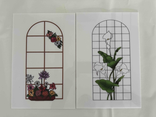 decorada lámina de poliestireno para México kleurdrukplaten van poliestireno wit