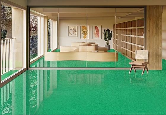 Kleurrijke Epoxy Sand Coating Marble Effect Floor Epoxy Resin Floor Home Self-leveling Floor Paint Kleur zand Goede keuze voor gymvloeren