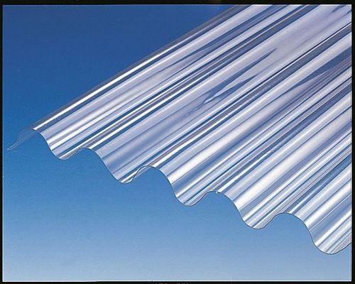 Doorzichtige gegolfde polycarbonaatpanelen gegolfde dakramen gegolfde doorschijnende dakplaten