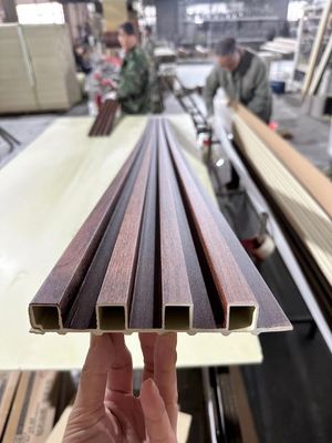 Holle 23 mm dikte Wpc vloeiende wandpanelen Buiten