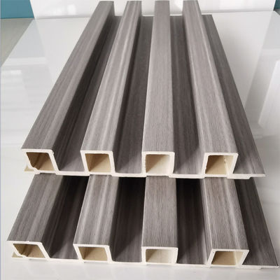 23 mm Waterdicht Fluted Pvc Indoor Wpc Wandpaneel Bedekingsvezel Bamboe Decoratieve Rejilla De Pvc