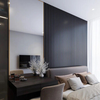 Brandwerende gratis proef WPC Gekanaliseerde Paneel met 20 jaar gegarandeerde levensduur