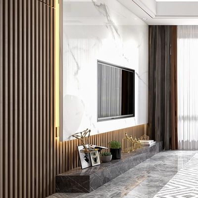 Brandwerende gratis proef WPC Gekanaliseerde Paneel met 20 jaar gegarandeerde levensduur