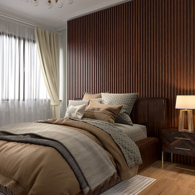 Warmte-isolatie Wpc Buitenmuurpaneel Eenvoudige Installatie