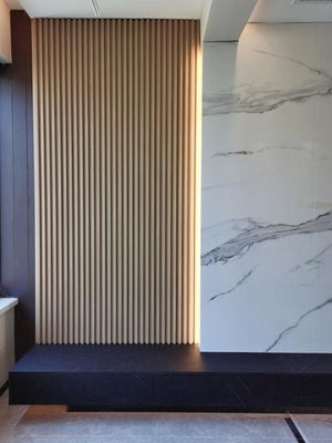 Art 3D-platenwandpanelen WPC-akoestische wandpanelen decoratieve binnenwandpanelen