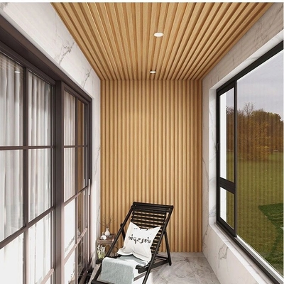 Art 3D-platenwandpanelen WPC-akoestische wandpanelen decoratieve binnenwandpanelen