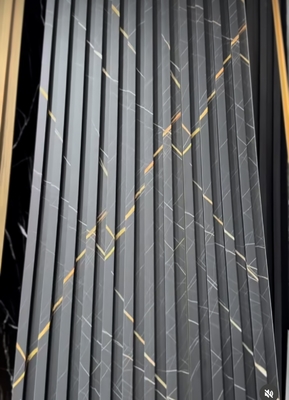 Art 3D-platenwandpanelen WPC-akoestische wandpanelen decoratieve binnenwandpanelen