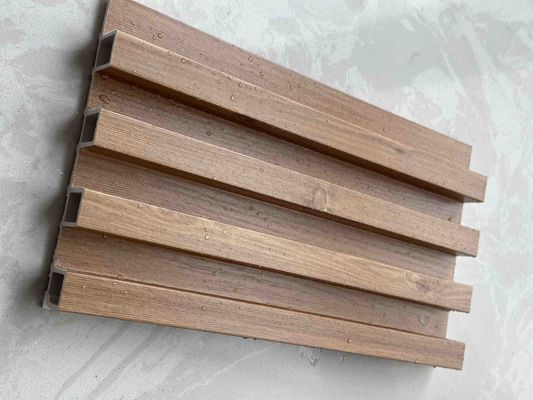 160 mm WPC rooster Slat 3D Pvc Fluted Wandpanelen Waterdicht
