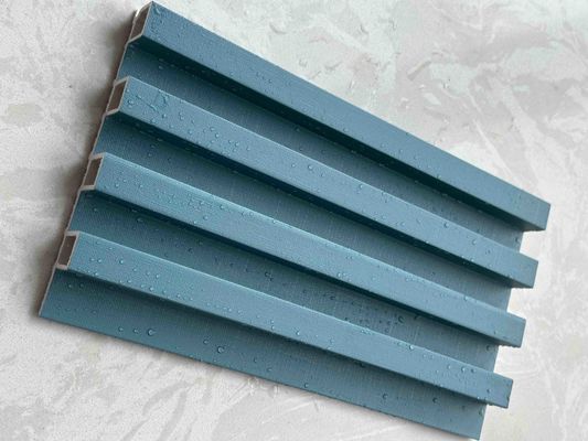 160 mm WPC rooster Slat 3D Pvc Fluted Wandpanelen Waterdicht