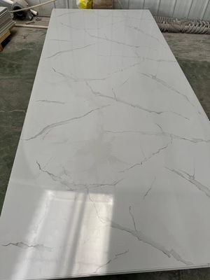 Waterdichte PVC-massieve platen voor wanddecoratieve UV-marmerplaten 1220x2440x3mm