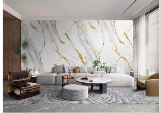 Waterdichte PVC UV marmeren platen voor wanddecoratie 1220x2440x3mm