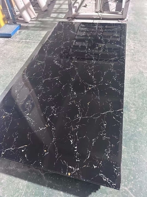 PVC-UV-platen waterdichte marmeren wandpanelen hoogglanzende decoratieve panelen