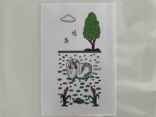 Bloemenimpressie Decoratieve Polystyreen Platen PS Kunststof Laminaten in Meerdere Kleuren voor Deurdecoratie