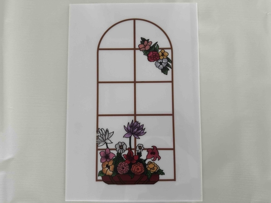 Bloemdrukplaten van polystyreen voor de decoratie van de deuren