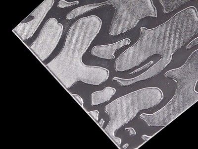 2mm textuur polystyreen platen voor douchedeur, diverse patronen, heldere PS-platen voor scheidingswanden