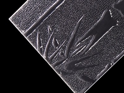 Textuur Polystyreen platen voor douche deuren verschillende patronen doorzichtige PS platen voor afschermingen