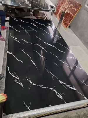 PVC marmeren plaat SPC steen plastic wandpaneel milieuvriendelijke UV-coating marmeren platen interieur muur decoratief materiaal