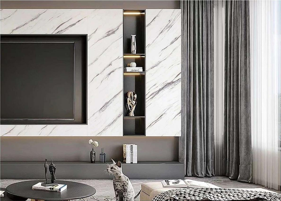 PVC marmeren plaat SPC steen plastic wandpaneel milieuvriendelijke UV-coating marmeren platen interieur muur decoratief materiaal