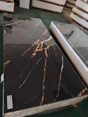 4*8ft UV marmeren plaat populaire kleur PVC UV marmeren platen goedkoper decoratief wandpaneel gemakkelijk te installeren