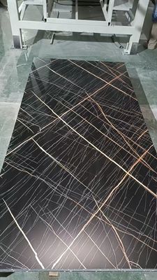 Grijze Kleur Uv Marmeren Wandpaneel Waterdicht Plastic Marmeren Plaat Voor Badkamer