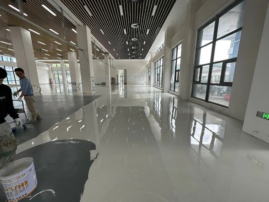 Kleurrijke Epoxy zand coating Goedkope marmeren effect vloer Epoxy hars vloer huis Zelf nivellerende vloer verf kleur zand goede keuze voor gym vloeren