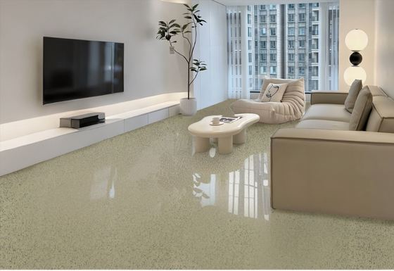 Twee componenten zelfnivellerende verf Epoxy marmeren stenen vloer Milieuvriendelijke epoxyhars vloercoating Thuisgebruik kleurzandvloer
