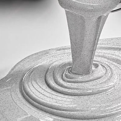 Twee componenten zelfnivellerende verf Epoxy marmeren stenen vloer Milieuvriendelijke epoxyhars vloercoating Thuisgebruik kleurzandvloer