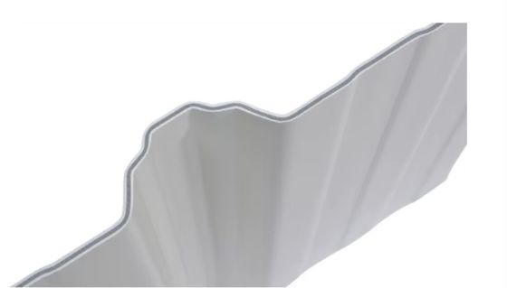T1130 golfplaten UPVC dakplaat witte kleur UPVC meerlaagse dakplaten duurzaam UPVC kunststof eco dak Golf dakpaneel leverancier