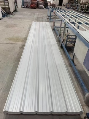 Snelle installatie synthetische hars tegels wit UPVC dakplaten fabrikanten PVC dakpan 2mm PVC plastic platen voor dakbedekking Populaire tejas de UPVC in Latijns-Amerika