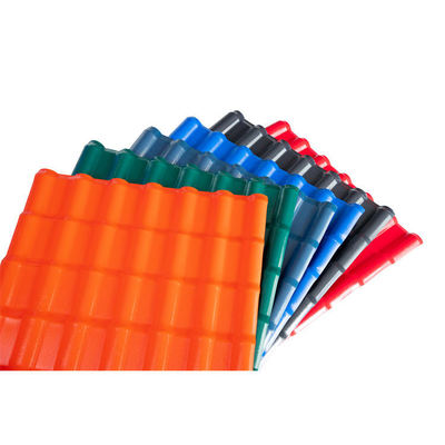 Fireproof external UPVC sheets suppliers Anti-UV pvc corrugated roofing sheet Popular UPVC plastic roof tiles Synthetic tiles with ASA coating
