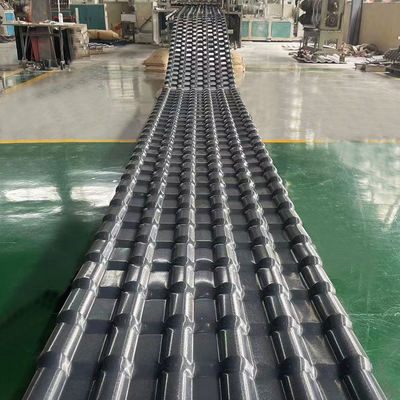 ASA Coating Colonial Tejas PVC UPVC dakplaten Gebouwmateriaal Buitendak Spaans PVC Wave Synthetische hars tegels