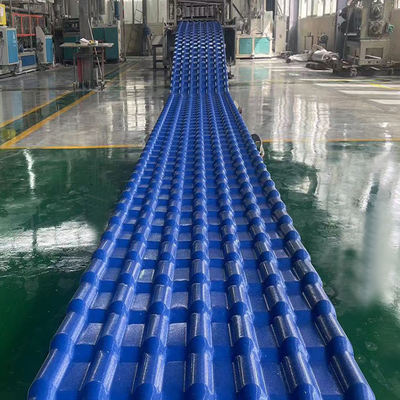 ASA Coating Colonial Tejas PVC UPVC dakplaten Gebouwmateriaal Buitendak Spaans PVC Wave Synthetische hars tegels