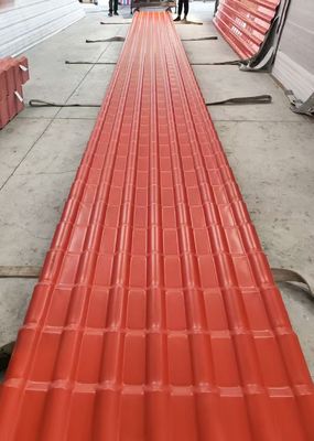 ASA UPVC dakpannen Populaire Plastic dakplaten Externe koloniale kleur Spaans