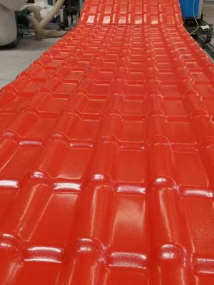 ASA UPVC dakpannen Populaire Plastic dakplaten Externe koloniale kleur Spaans