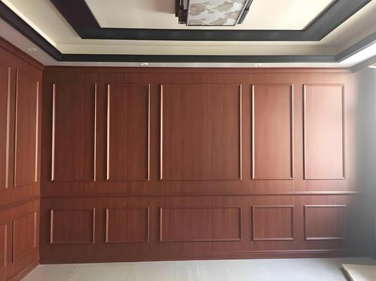 5 mm/8 mm dikte Carbon kristalplaat bamboe houtskoolvezel hout fineer PVC schuimplaat voor binnenmuur decoratief