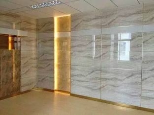 UV de Comités van de de Badkamersmuur van Deklaag Stevige Pvc Waterdichte Buiten Marmeren Kleur