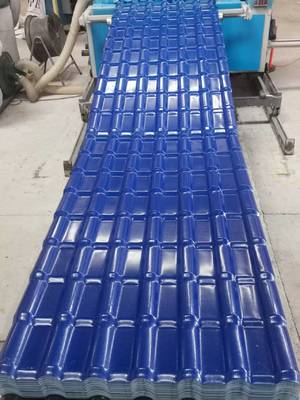 Spaanse UPVC dakpannen PVC dakplaten Kleurrijk kunststof dakmateriaal voor fabrieken Sterke UPVC dakpannen